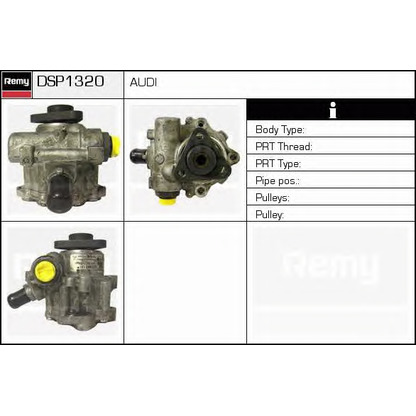 Photo Hydraulic Pump, steering system DELCO REMY DSP1320