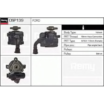 Zdjęcie Pompa hydrauliczna, układ kierowniczy DELCO REMY DSP139
