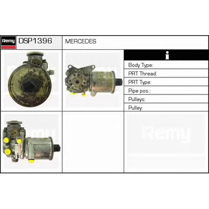 Zdjęcie Pompa hydrauliczna, układ kierowniczy DELCO REMY DSP1396
