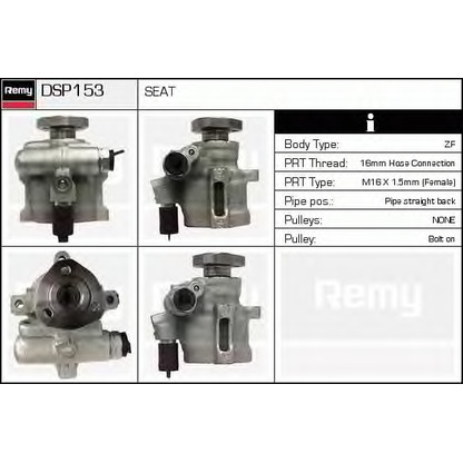 Zdjęcie Pompa hydrauliczna, układ kierowniczy DELCO REMY DSP153