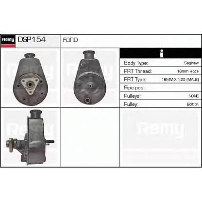 Zdjęcie Pompa hydrauliczna, układ kierowniczy DELCO REMY DSP154