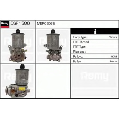 Zdjęcie Pompa hydrauliczna, układ kierowniczy DELCO REMY DSP1580