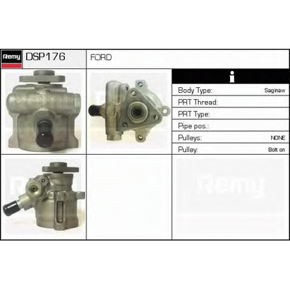 Foto Bomba hidráulica, dirección DELCO REMY DSP176