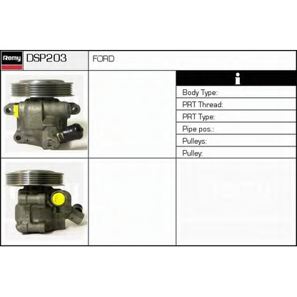 Zdjęcie Pompa hydrauliczna, układ kierowniczy DELCO REMY DSP203