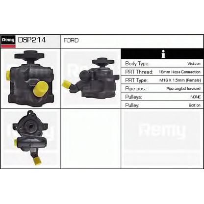 Zdjęcie Pompa hydrauliczna, układ kierowniczy DELCO REMY DSP214