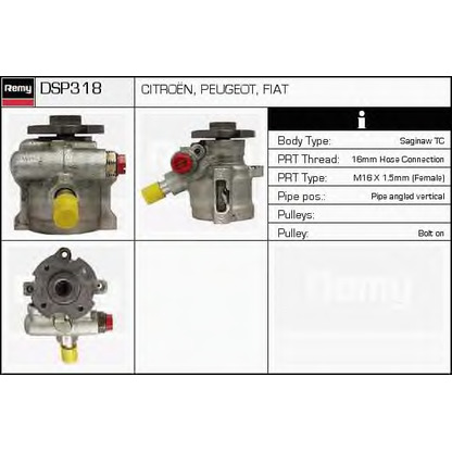 Foto Hydraulikpumpe, Lenkung DELCO REMY DSP318