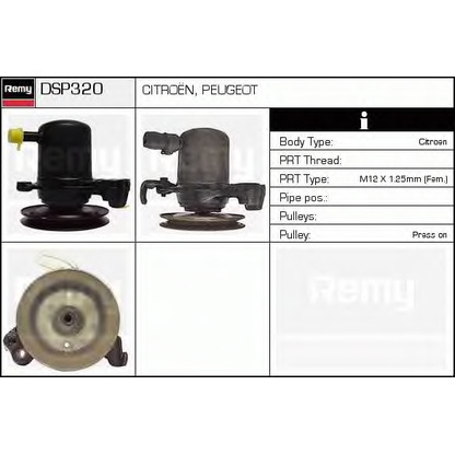 Zdjęcie Pompa hydrauliczna, układ kierowniczy DELCO REMY DSP320