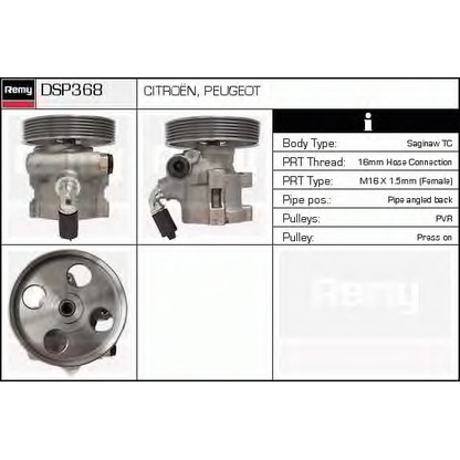 Foto Pompa idraulica, Sterzo DELCO REMY DSP368