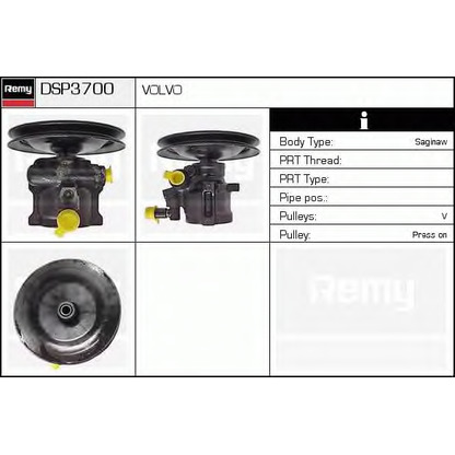 Zdjęcie Pompa hydrauliczna, układ kierowniczy DELCO REMY DSP3700