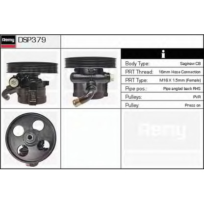 Foto Pompa idraulica, Sterzo DELCO REMY DSP379