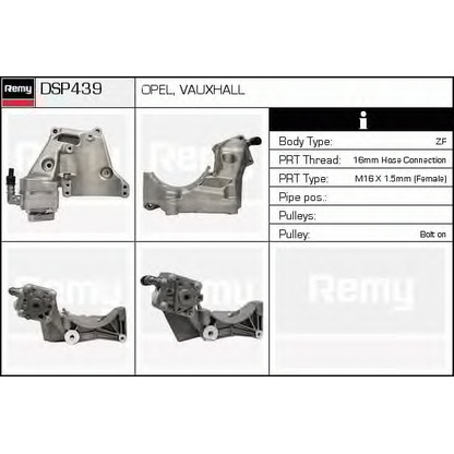 Photo Hydraulic Pump, steering system DELCO REMY DSP439