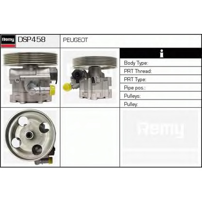 Zdjęcie Pompa hydrauliczna, układ kierowniczy DELCO REMY DSP458