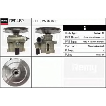 Zdjęcie Pompa hydrauliczna, układ kierowniczy DELCO REMY DSP462