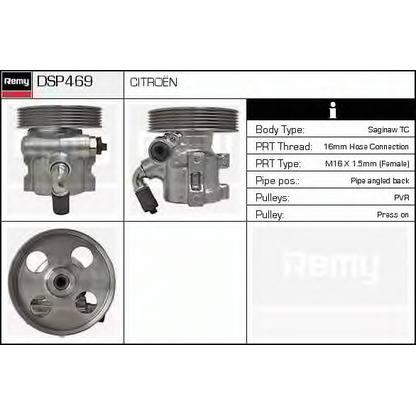 Zdjęcie Pompa hydrauliczna, układ kierowniczy DELCO REMY DSP469