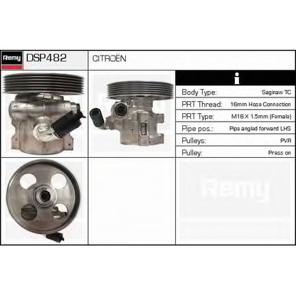 Zdjęcie Pompa hydrauliczna, układ kierowniczy DELCO REMY DSP482