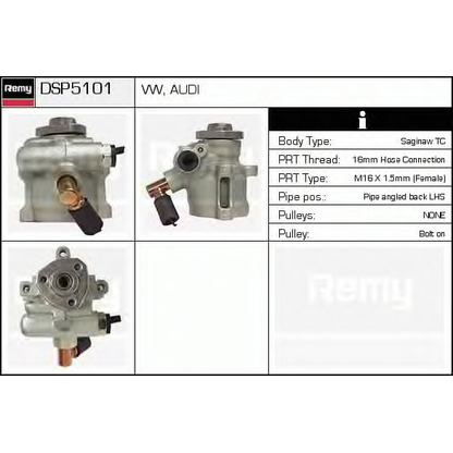 Foto Pompa idraulica, Sterzo DELCO REMY DSP5101