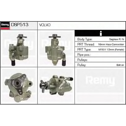 Foto Bomba hidráulica, dirección DELCO REMY DSP513