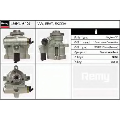 Photo Hydraulic Pump, steering system DELCO REMY DSP5213