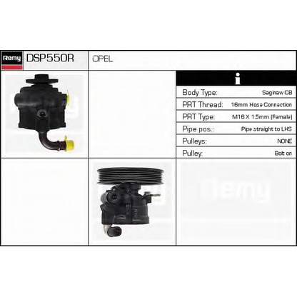 Foto Bomba hidráulica, dirección DELCO REMY DSP550R