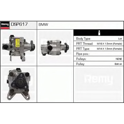 Zdjęcie Pompa hydrauliczna, układ kierowniczy DELCO REMY DSP617