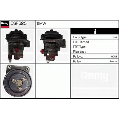Zdjęcie Pompa hydrauliczna, układ kierowniczy DELCO REMY DSP623