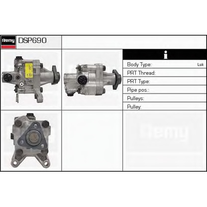 Foto Pompa idraulica, Sterzo DELCO REMY DSP690