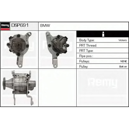 Zdjęcie Pompa hydrauliczna, układ kierowniczy DELCO REMY DSP691