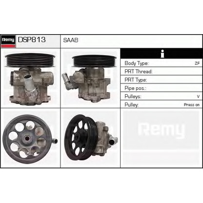 Zdjęcie Pompa hydrauliczna, układ kierowniczy DELCO REMY DSP813