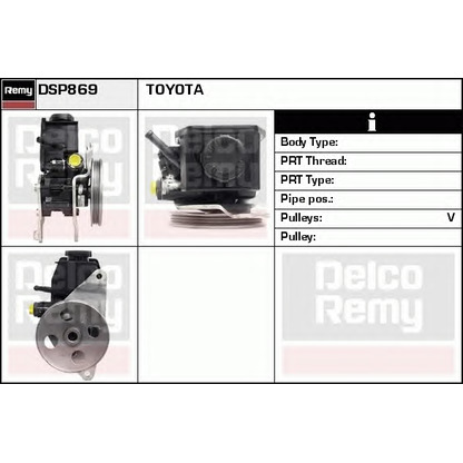 Foto Hydraulikpumpe, Lenkung DELCO REMY DSP869