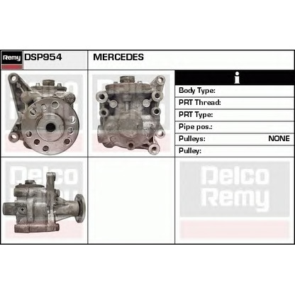 Photo Hydraulic Pump, steering system DELCO REMY DSP954