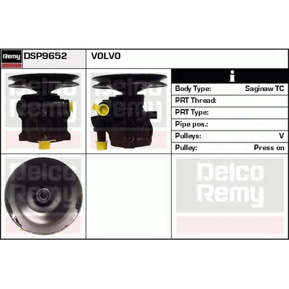 Foto Pompa idraulica, Sterzo DELCO REMY DSP9652