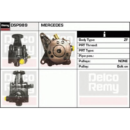 Photo Hydraulic Pump, steering system DELCO REMY DSP989