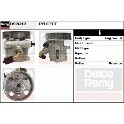 Photo Hydraulic Pump, steering system DELCO REMY DSPQ1P