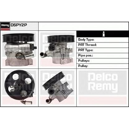 Photo Hydraulic Pump, steering system DELCO REMY DSPY2P