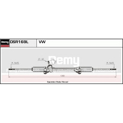 Foto Lenkgetriebe DELCO REMY DSR169L