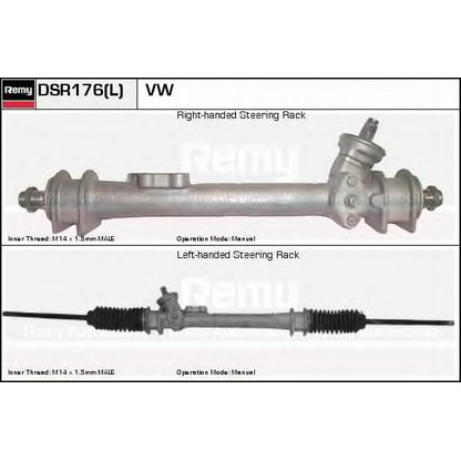 Foto Scatola guida DELCO REMY DSR176L