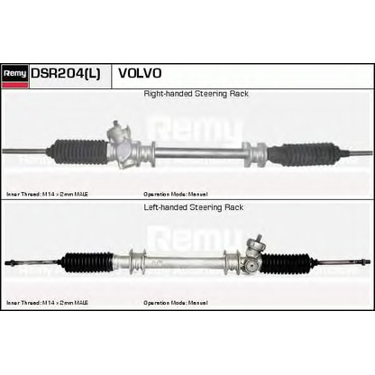 Photo Steering Gear DELCO REMY DSR204L