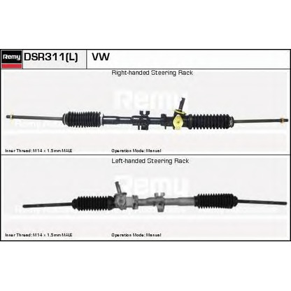 Foto Lenkgetriebe DELCO REMY DSR311L