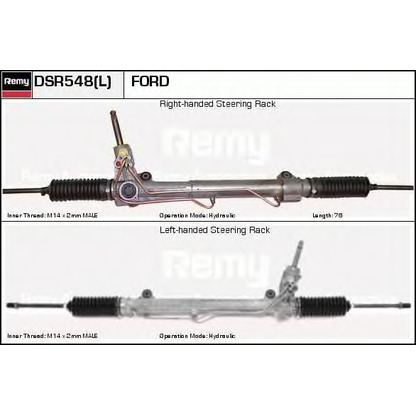 Foto Lenkgetriebe DELCO REMY DSR548L