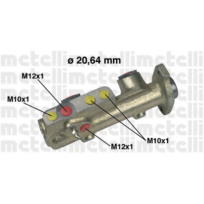 Фото Главный тормозной цилиндр METELLI 050192