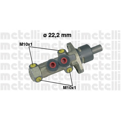 Photo Brake Master Cylinder METELLI 050206