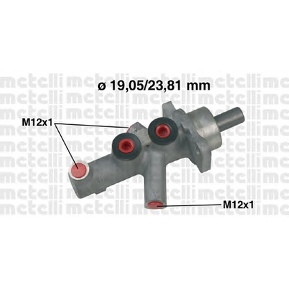 Photo Brake Master Cylinder METELLI 050625