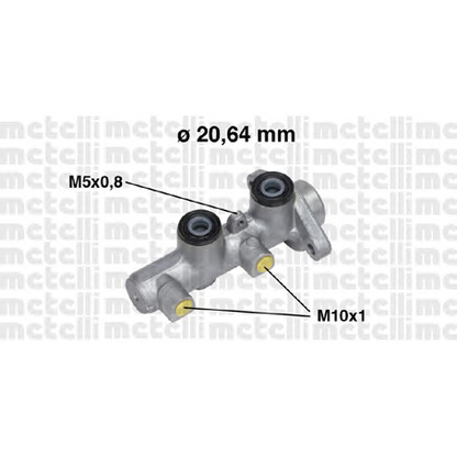 Photo Brake Master Cylinder METELLI 050514