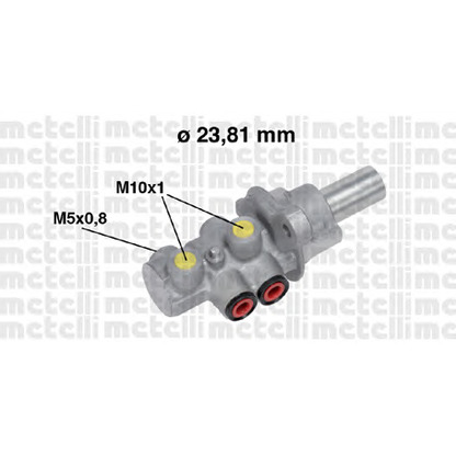 Photo Brake Master Cylinder METELLI 050683