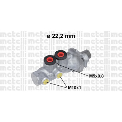 Photo Brake Master Cylinder METELLI 050692