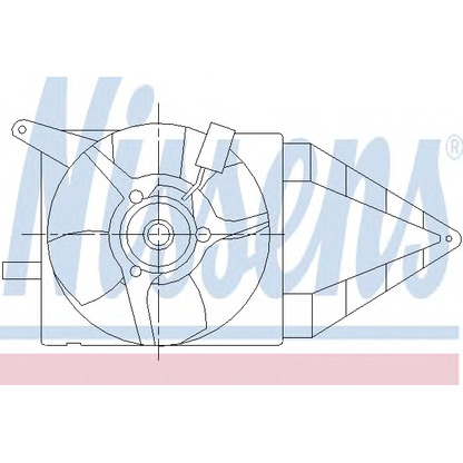 Photo Fan, radiator NISSENS 85192