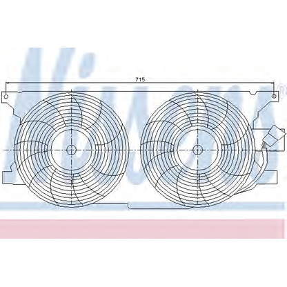 Foto Lüfter, Motorkühlung NISSENS 85402