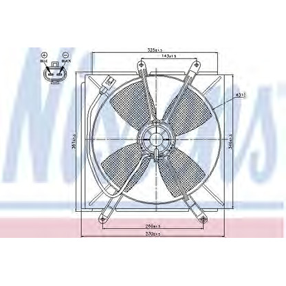 Photo Fan, radiator NISSENS 85533