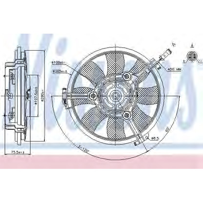 Foto Elektromotor, Kühlerlüfter NISSENS 85691