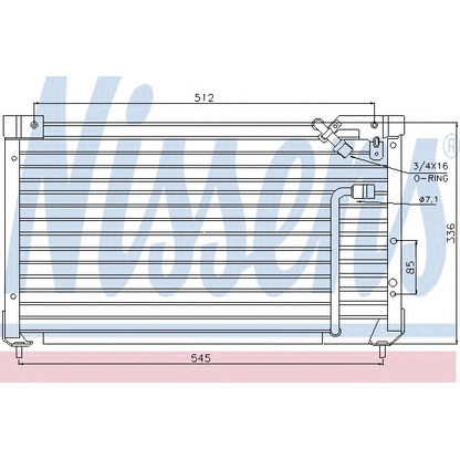 Photo Condenser, air conditioning NISSENS 94013